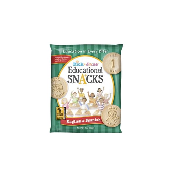 Dick And Jane English & Spanish Educational Snack Crackers 1 oz. Pouch, PK120 SC8803 - main